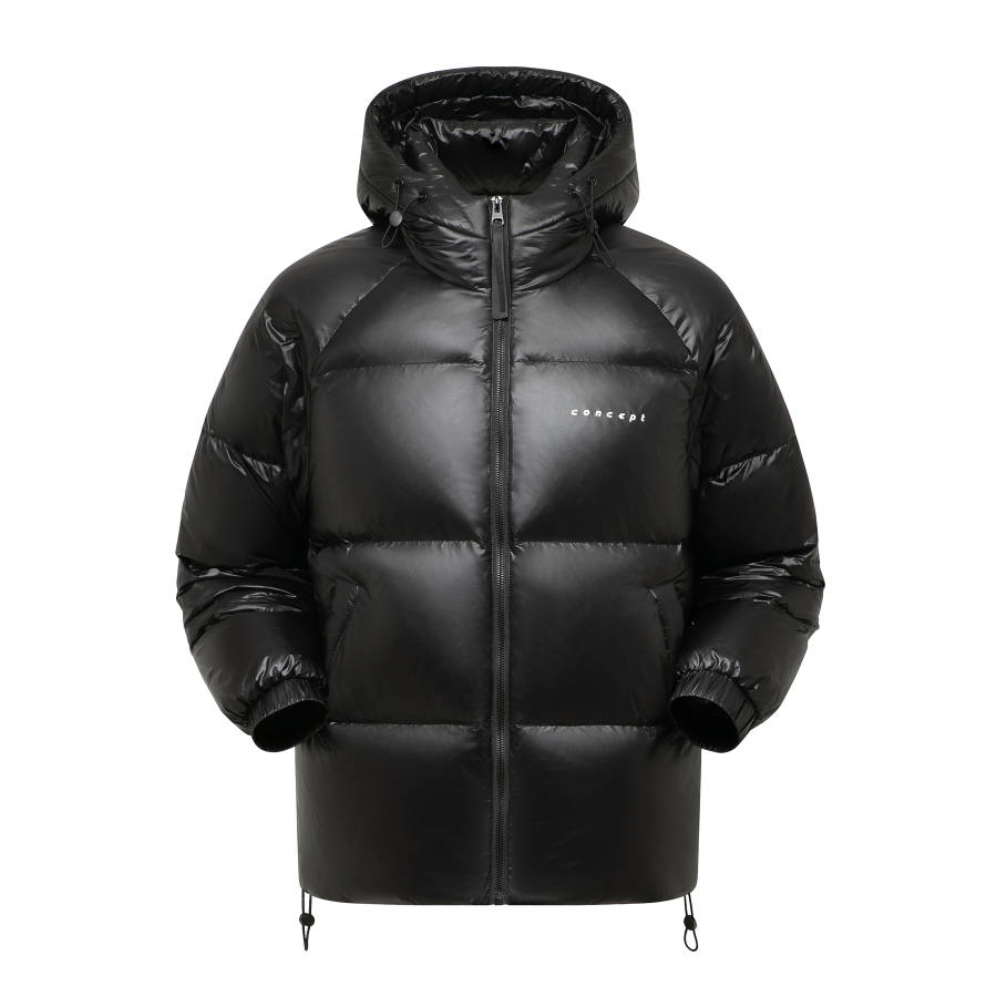 YALU Down Jackets Unisex Hooded Thickened Puffer Jacket