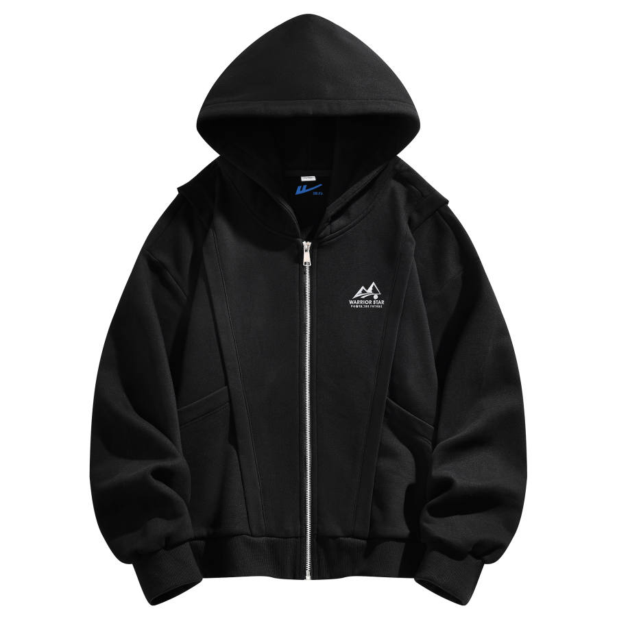 WARRIOR Sweatshirts Unisex Hooded Moderate Cardigan