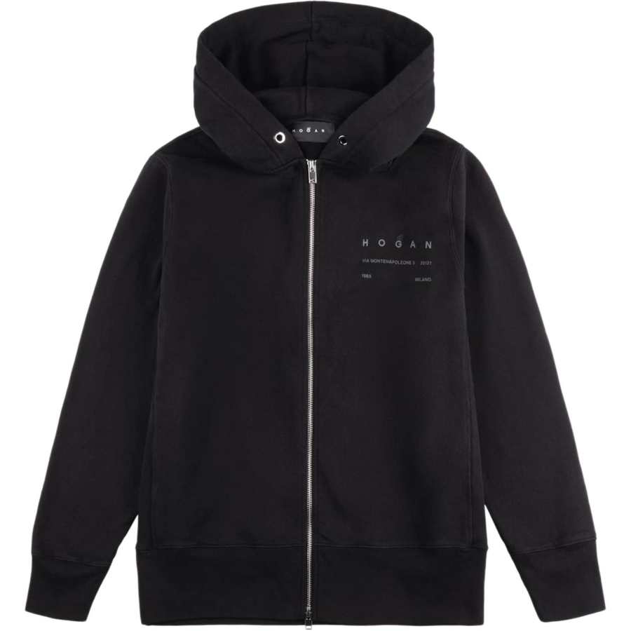 Hogan logo-print hoodie