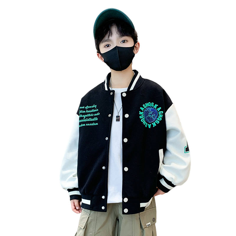 Lanza Lanza Casual Baseball Jacket Spring Fall Teenagers