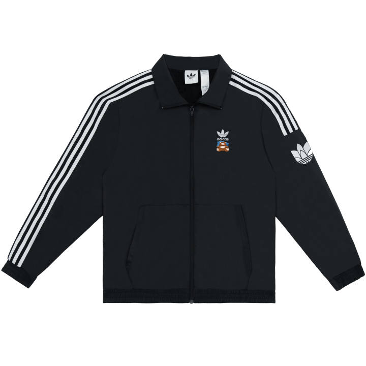 Adidas Adidas Jackets Unisex Black Stand Collar Moderate Other