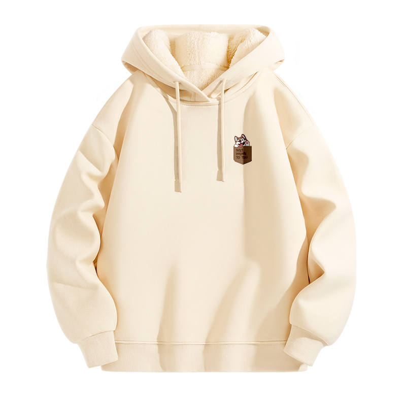 Tonlion Sweatshirts Unisex Hooded Thickened Heavyweight