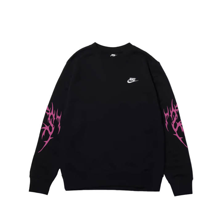 Nike Nike Sweatshirts Unisex Black Crew Neck Moderate Regular