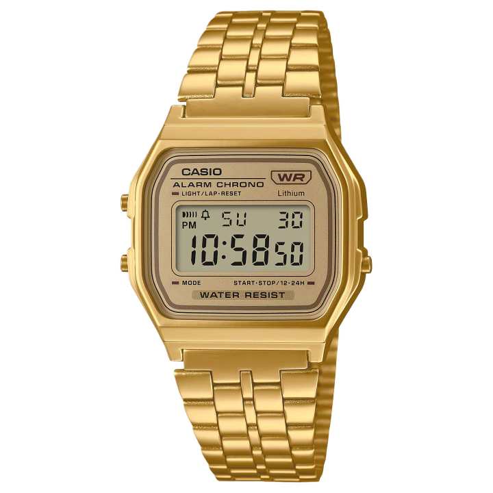 CASIO CASIO VINTAGE Quartz Movement Stainless Steel Strap Watch Unisex Gray Dial