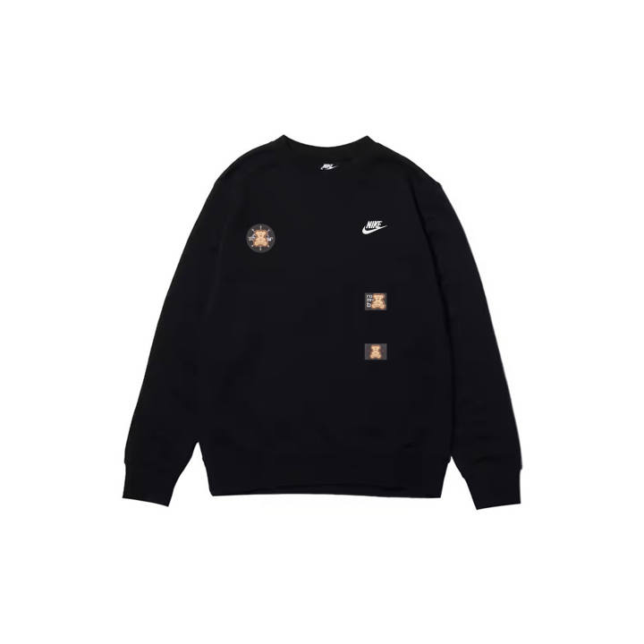 Nike Nike Sweatshirts Men's Black Crew Neck Moderate