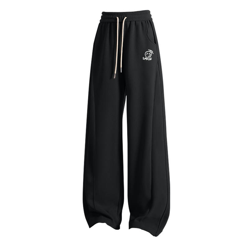Tonlion Casual Pants Women's Moderate Wide Leg Pants