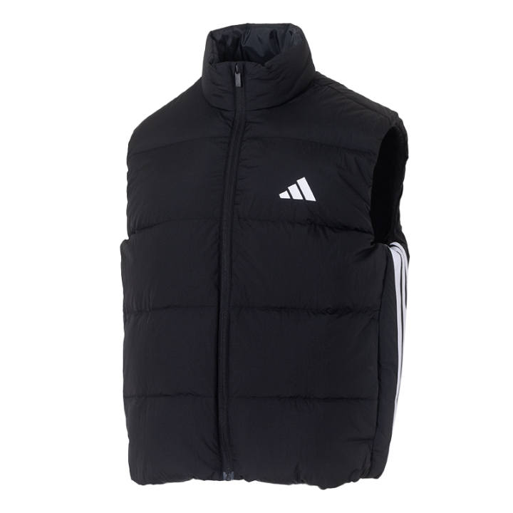 Adidas Adidas ESSENTIALS 3 Stripes PUF D V Vest Men's Black