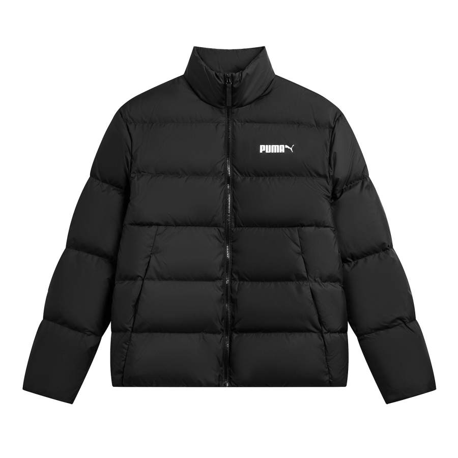 PUMA PUMA Down Jackets Unisex Black Stand Collar Moderate