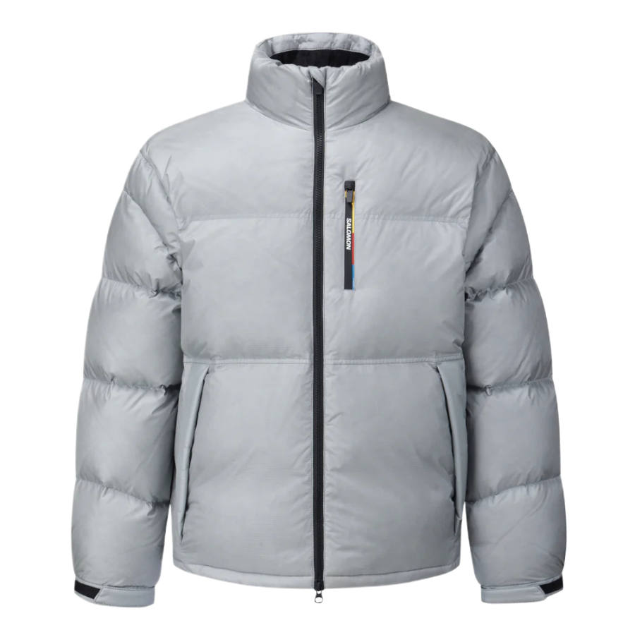 SALOMON Contour Down Jacket Unisex Silver