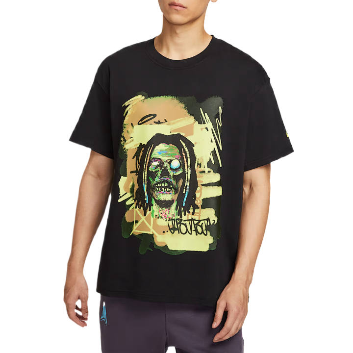 Nike Nike T Shirts Men's Black Crew Neck Moderate