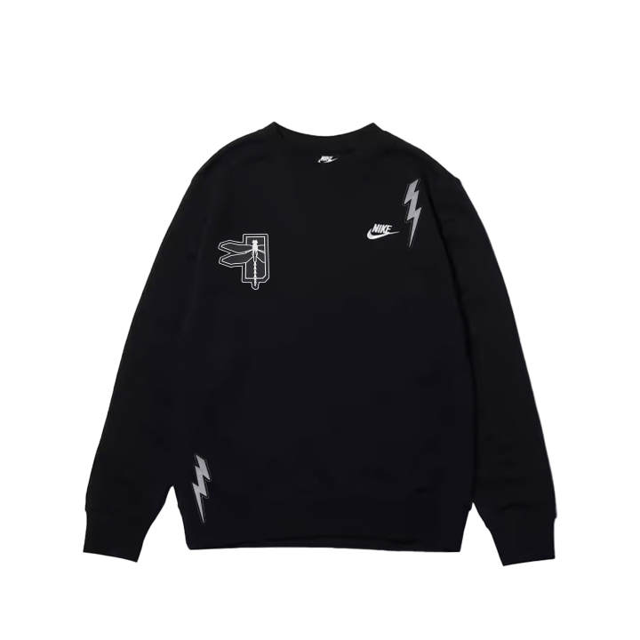Nike Nike Sweatshirts Unisex Black Crew Neck Moderate Regular