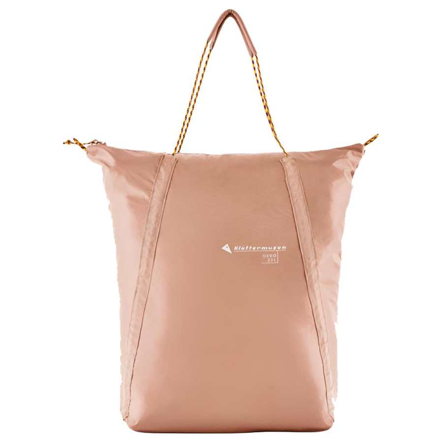Klattermusen 23L Tote Bag, Shopping Bag, Portable Outdoor Bag Recycled Nylon Salmon Orange Unisex