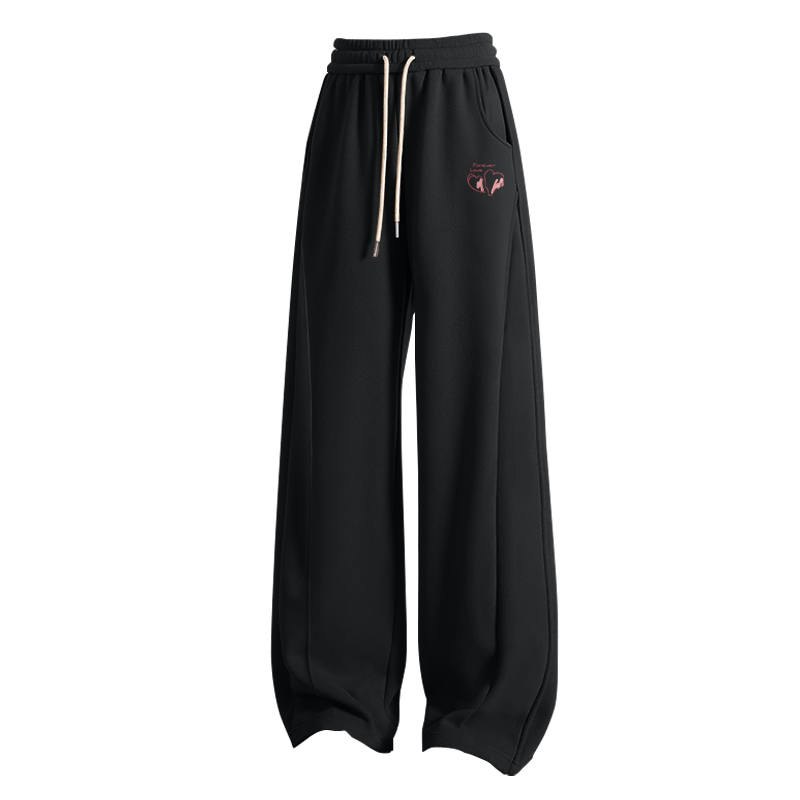Tonlion Casual Pants Women's Moderate Straight Fit Pants