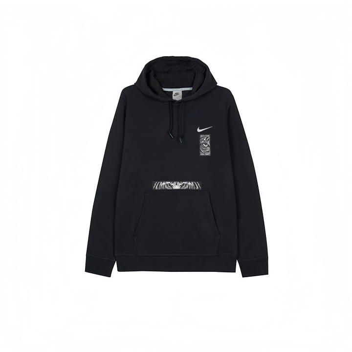 Nike Nike Sweatshirts Men's Black Hooded Moderate
