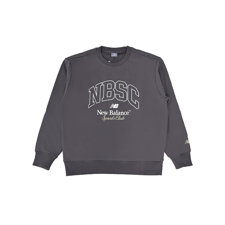 New Balance New Balance Sweatshirts Men's Black Crew Neck Moderate
