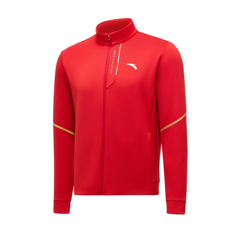 ANTA ANTA Softshell Jackets Women's Red Stand Collar Moderate