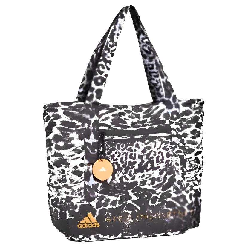 Adidas Adidas Polyester Tote Handbag, Shoulder Bag Women's Black White