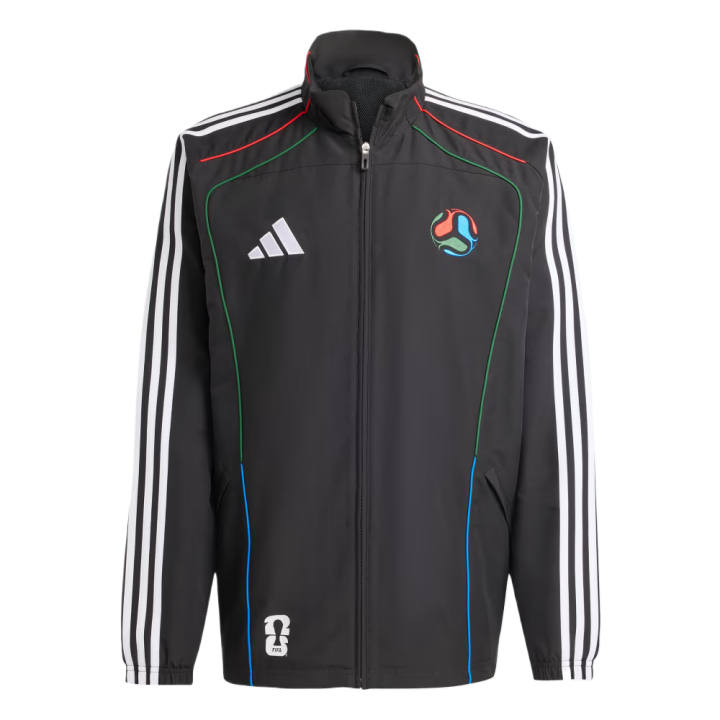 Adidas Adidas WORLD CUP Jackets Men's Black Stand Collar Moderate Other