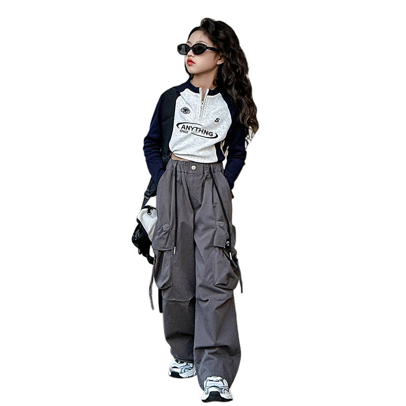 Lanza Casual Sportswear Spring Fall Gray Teenagers