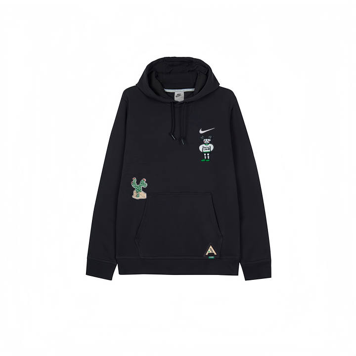 Nike Nike Sweatshirts Men's Black Hooded Thickened