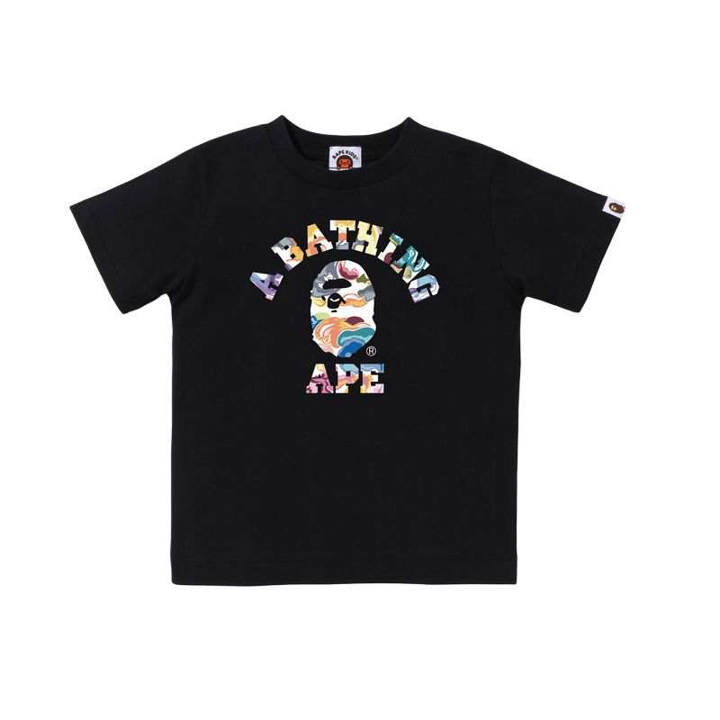 A BATHING APE Kids T Shirts Crew Neck Moderate