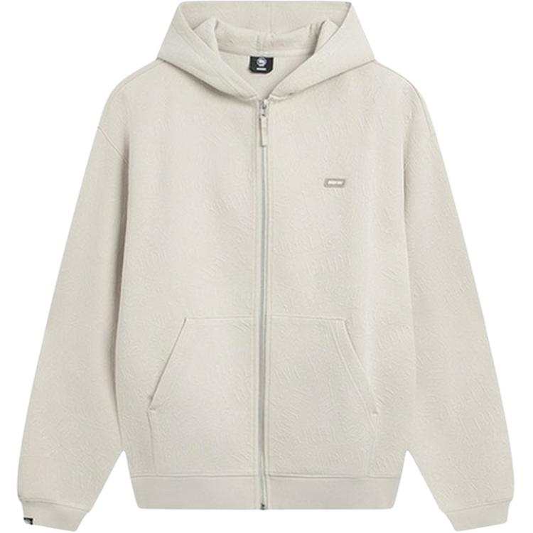 Li-Ning Li Ning Jackets Men's Ecru Hooded Moderate Other