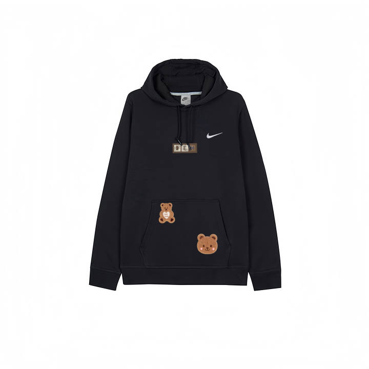 Nike Nike Sweatshirts Men's Black Hooded Moderate