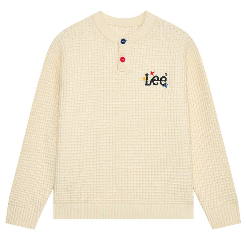 LEE KIDS Grade School Sweaters Henry Collar Thickened