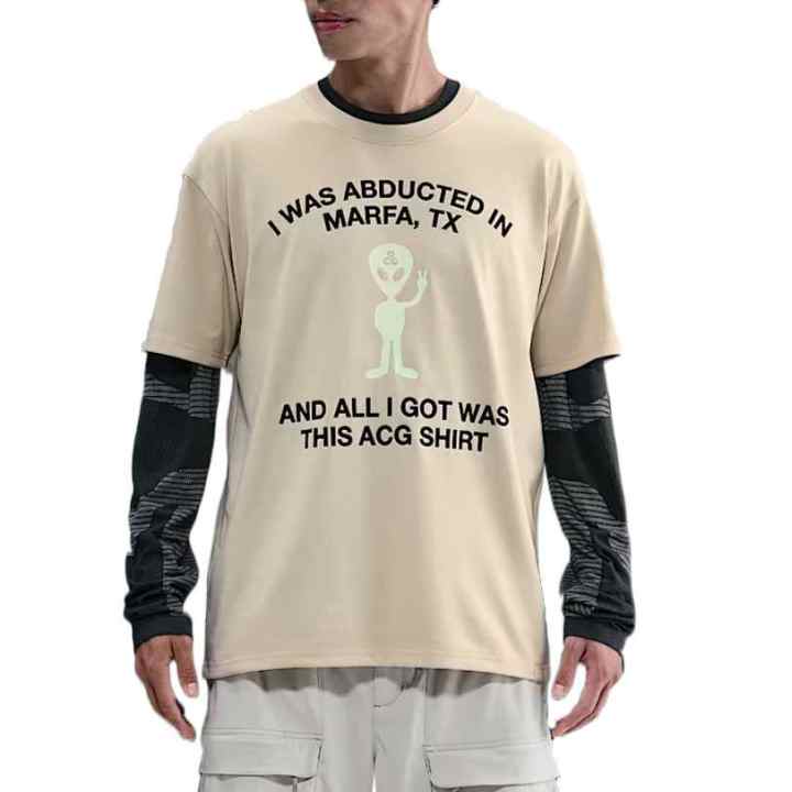 Nike Nike ACG T Shirts Men's Light Khaki Crew Neck