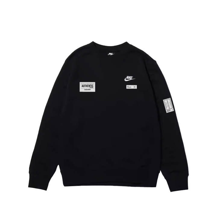 Nike Nike Sweatshirts Unisex Black Crew Neck Moderate Regular