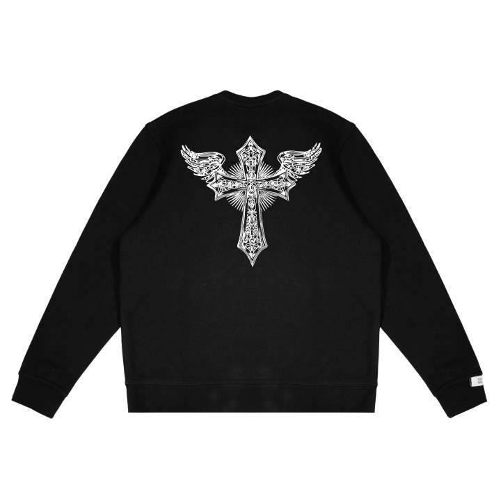 Adidas Adidas Sweatshirts Unisex Black Crew Neck Thickened Regular