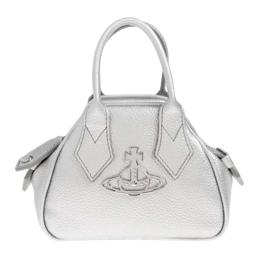 Vivienne Westwood Pu Crossbody Handbag Women's Silver