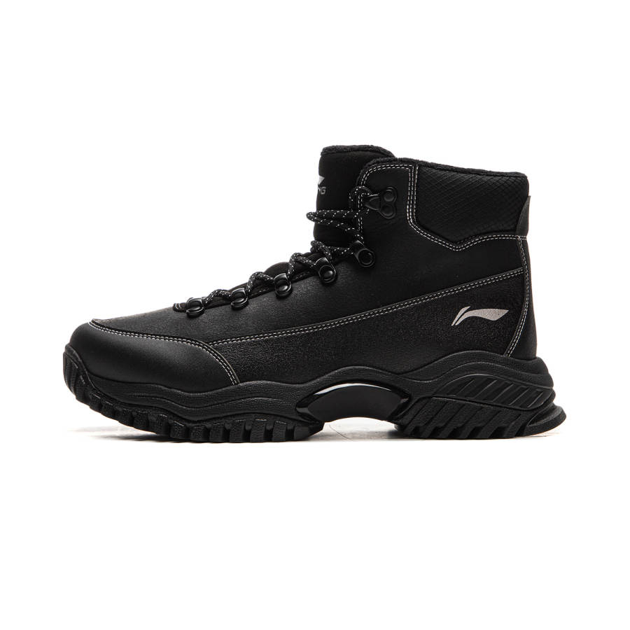 Li-Ning Li Ning Baohe LITE Fleece Lined Thermal, Soft Rebound Platform Height Increasing Cushioning, Wear Resistant Mid top