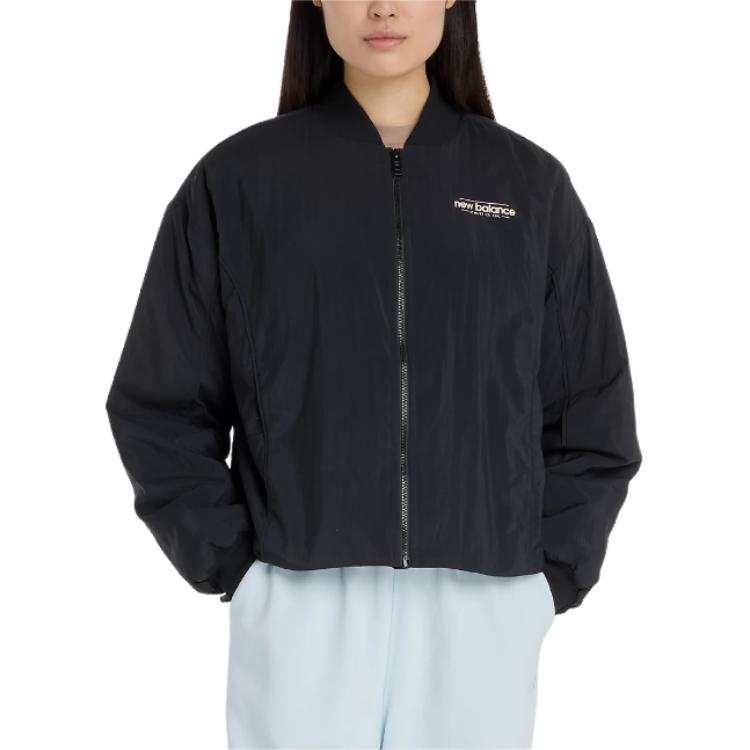 New Balance New Balance graphic-embroidery bomber jacket