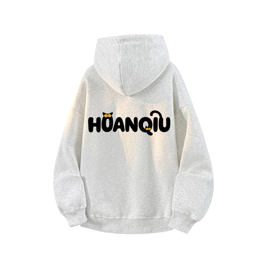 HUANQIU Sweatshirts Unisex Hooded Moderate Heavyweight