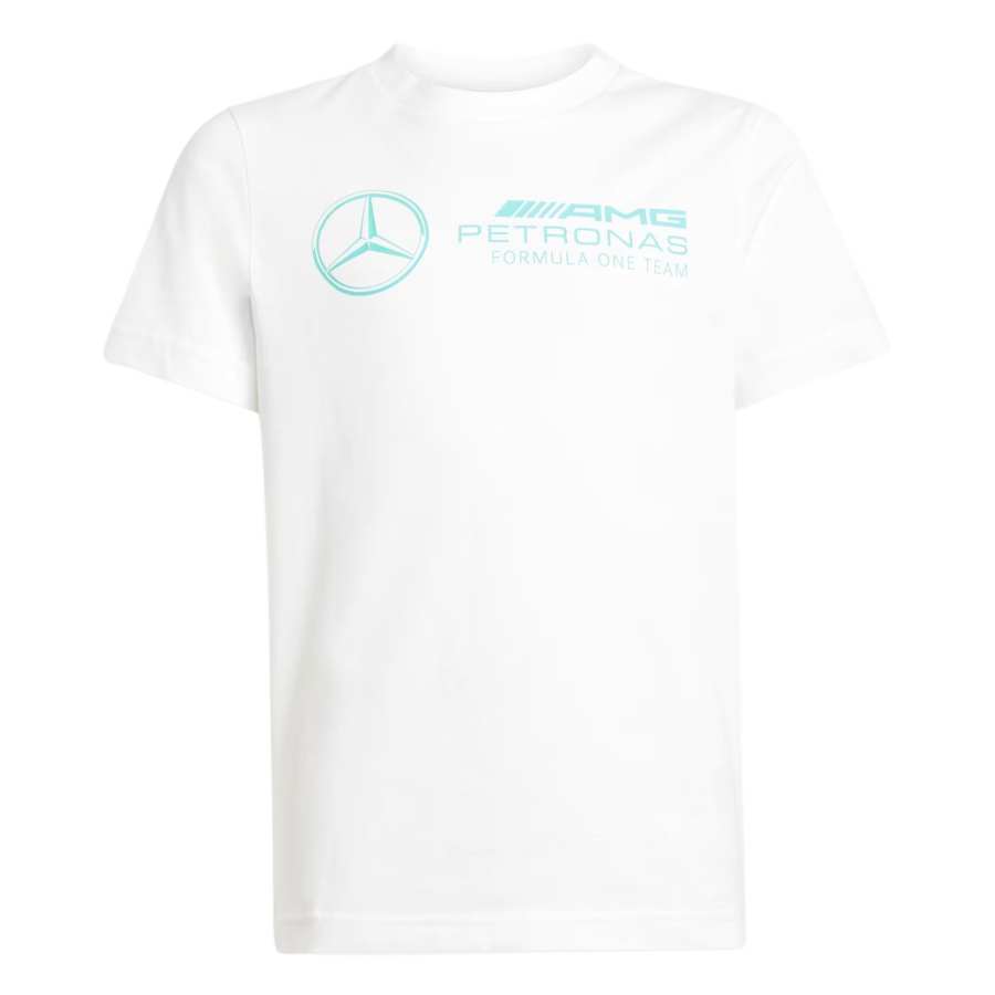 Adidas Adidas x MERCEDES AMG PETRONAS F1 T Shirt DNA White Kids'