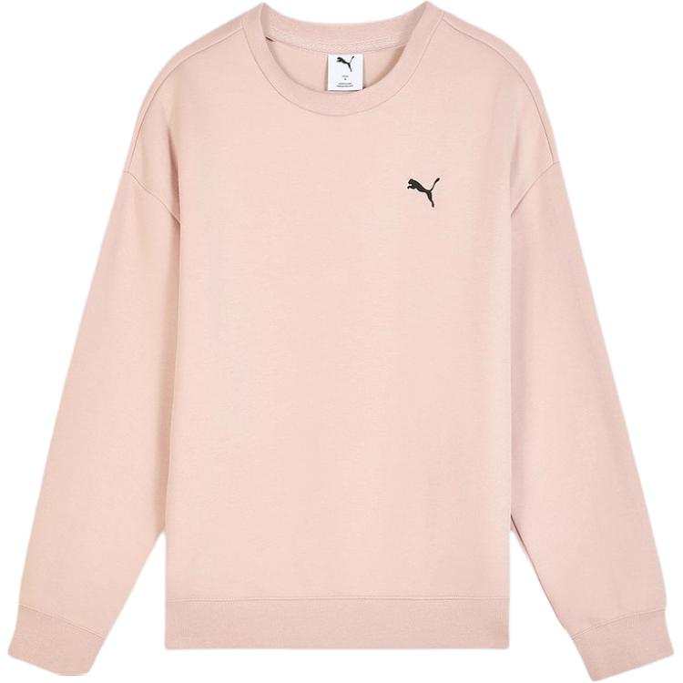 PUMA Sweatshirts Women's Pink Crew Neck Moderate