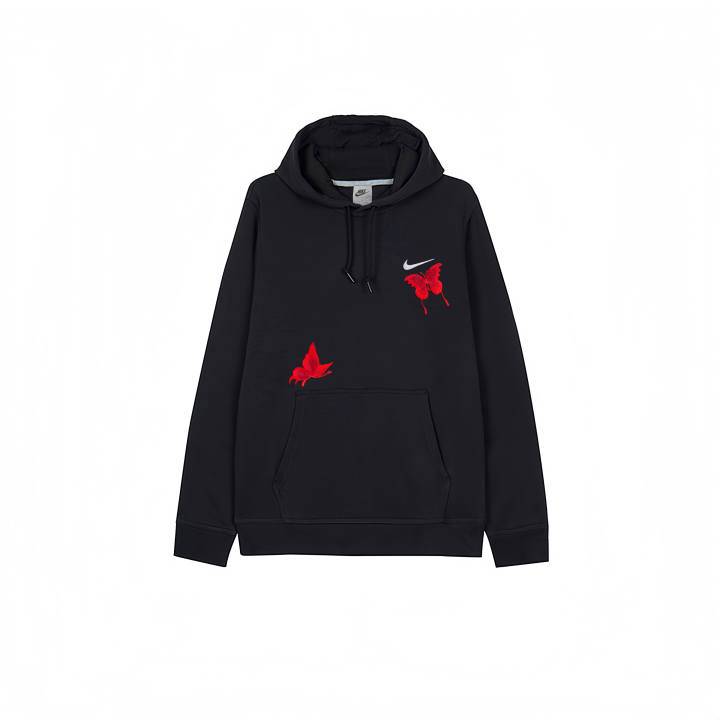 Nike Nike Sweatshirts Men's Black Hooded Moderate
