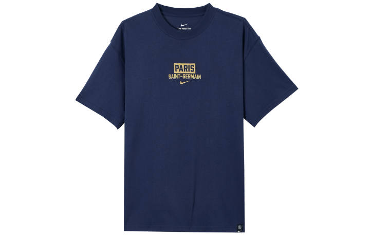 Nike Nike T Shirts Men's Dark Blue Crew Neck Moderate Straight Fit