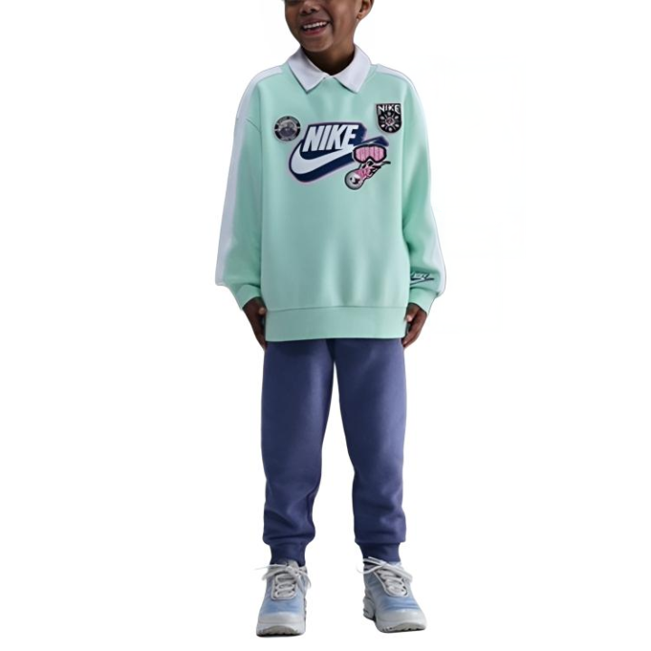 Nike Nike Kids Sweatshirts Lapel Moderate