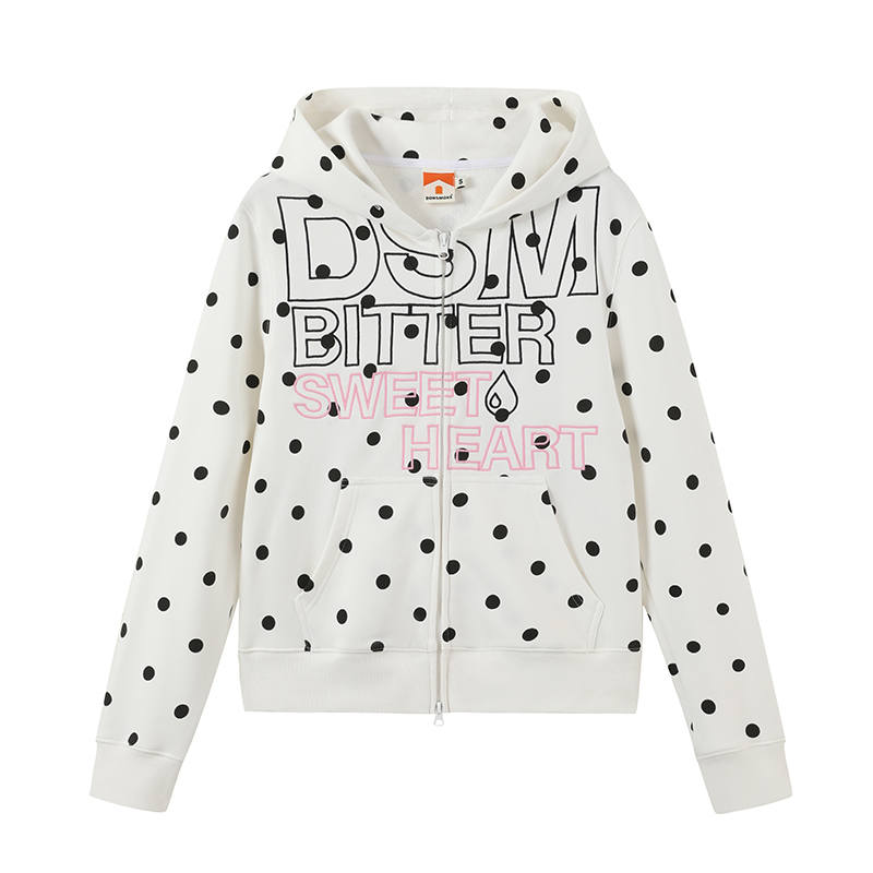 KREATE Sweatshirts Women's Hooded Moderate Cardigan