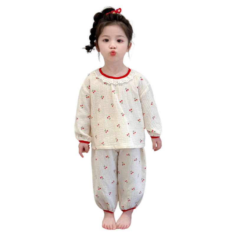 Lanza Loungewear Set Spring Fall Red Children Aged 3 7 Years Old