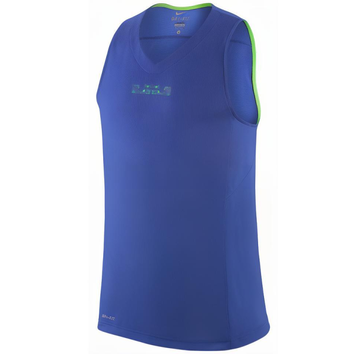 Nike Nike Tank Tops Men's Blue V Neck Moderate Other