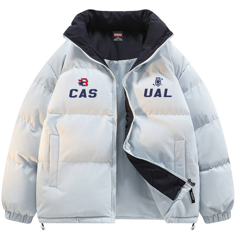 BALENO Puffer Jackets Unisex Stand Collar Moderate Padded Puffer Jacket