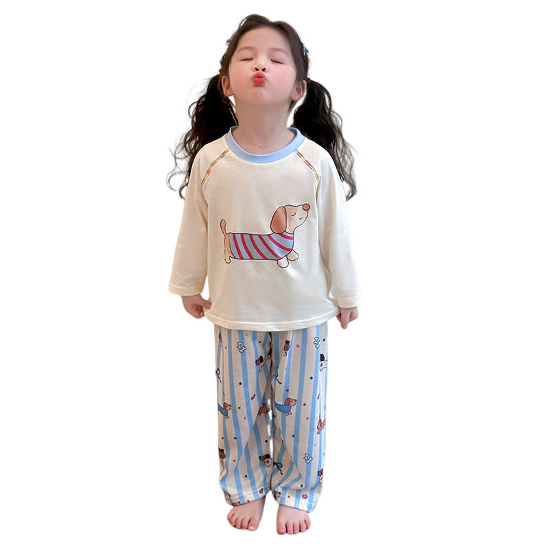Lanza Loungewear Set Spring Fall Blue Children Aged 3 7 Years Old
