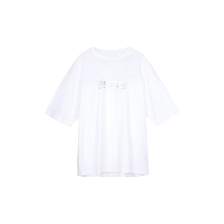 Jordan Jordan T Shirts Men's White Crew Neck Moderate Straight Fit