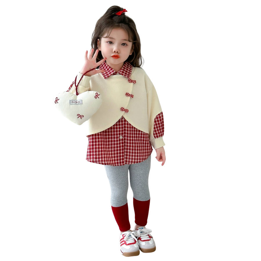 Lanza Casual Sportswear Spring Fall Red Children Aged 3 7 Years Old