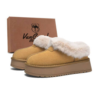 VanCamel Fuzzy Shoes Coverage Height Increasing Abrasion Resistant Slip Resistant