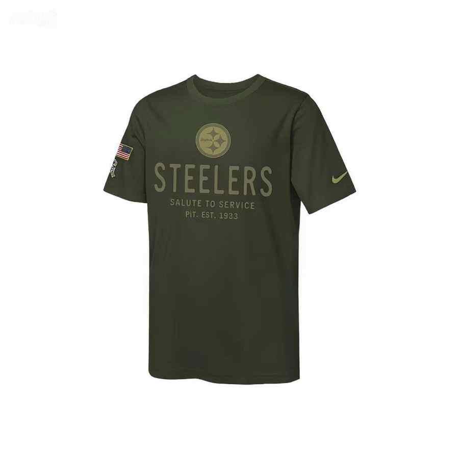Nike Nike x NFL T Shirt Pittsburgh Steelers Salute To Service Sideline Kids'