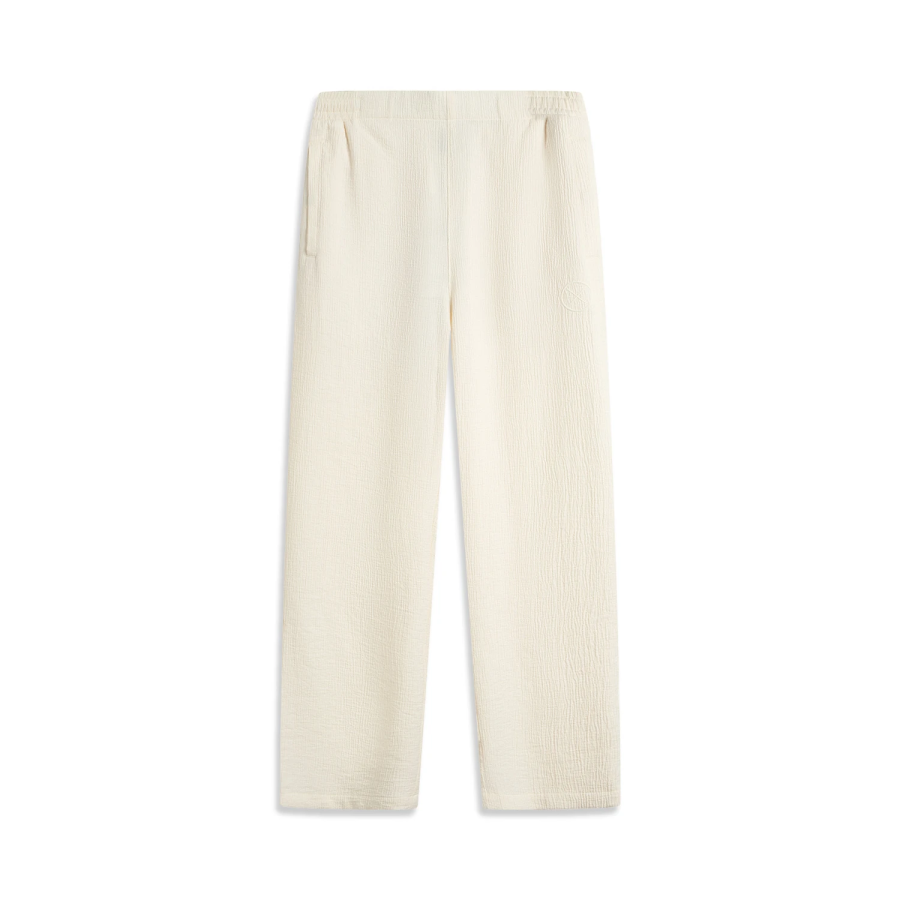 Li-Ning Li Ning Casual Pants Men's Ecru Moderate Straight Fit Pants